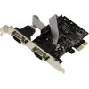Atminties kortelė Pci Express Rs232 serijinių prievadų kortelė su 2 prievadais