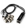 Pd Connex Dmx skirstytuvas-adapteris su 4 Xlr (male) jungtimis į Rj45 0,7m