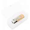 Pendrive 32 Gb medinis su graviravimu dovanų dėžutėje