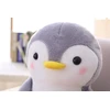 Penguin minkštas pliušinis žaislas, penguin mielas žaislinis gyvūnas pagalvėlė dovana vaikams/suaugusiems (penguin su arbūzu, 25 cm)