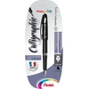 Pentel Tradio kaligrafijos rašiklis, 1,8 mm galiukas, juodas
