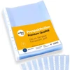 Perfect line - 100 A4 formato dokumentų aplankų pakuotė, skaidrios plėvelės, ypač tvirti 110 µm, neištrinami, be rūgščių
