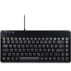Perixx 10761 Periboard-409 H, mini klaviatūra su 2 x Usb šakotuvais, 1,80 m kabelis su Usb jungtimi, pianino lakas, Qwertz De išdėstymas, juoda