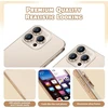 Perusha demonstracinis netikras žaislinis telefonas, metalinis modelis, neveikianti kopija 1:1 skirtas phone 16 promax, netikras žaislas, 16 pro max aukso spalvos ekranas