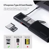 Pgytech Cfexpress Type B/sd/micro Sd kortelių skaitytuvas Usb 3.2 Gen 2 10gbps atminties kortelių skaitytuvas Cfexpress Type B/sd/tf/nano kortelių laikiklis, suderinamas su Windows/mac/linux/android/ipad Os (moss žalias)
