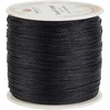 Ph pandahall 106 m vaškuotas poliesterio siūlas, skirtas papuošalų gamybai, juodas siūlas ir macrame reikmenys, 0,5 m