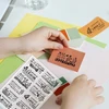 Ph pandahall mėnesio skaidrus antspaudas, augalų drugelio silikoninis antspaudas gėlių žodžiai guminis antspaudas popieriaus gamybai nuotraukų albumams, atvirukams, scrapbooking'ui