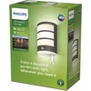 Philips Mygarden Led Python lauko sieninis šviestuvas su judesio davikliu, 6 W, šaltai balta šviesa 4 000 K, integruota lemputė, antracito spalvos