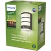 Philips Mygarden Led Python lauko sieninis šviestuvas su judesio davikliu, 6 W, šilta balta šviesa 2700 K, 600 lm, Ip44 apsaugos klasė, integruota lemputė, antracito spalvos
