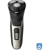 Philips Shaver Series 3000 - elektrinis skustuvas vyrams, skirtas naudoti tiek sausai, tiek drėgnai, su atlenkiamu trimeriu ir kelioniniu krepšiu (modelis S3230/52)