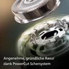 Philips Shaver Series 3000x elektrinis skustuvas vyrams, skirtas naudoti tiek sausai, tiek drėgnai odai, žydros spalvos, su Skinprotect technologija, atlenkiamu barzdos kirpikliu ir ergonomiška rankena (modelis X3053/00)
