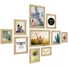 Photolini nuotraukų rėmelis Collage Basic kolekcija, modernus, baltas, pagamintas iš Mdf, su priedais, nuotraukų koliažas / nuotraukų galerija / nuotraukų rėmelių rinkinys
