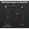 Pivo veiksmo laikiklis kamerai, lengvas išmaniojo telefono laikiklis, stovas su universaliu laikiklio adapteriu, skirtas 1/4 colio (0,63 cm) sriegiui, skirtas „gopro“ ir veiksmo kameroms arba veidrodiniams fotoaparatams