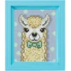 Pixel P31441 Mozaikos rinkinys Alpaca, Pixel paveikslas su rėmeliu, lengva prijungimo sistema, nereikia lyginti ar klijuoti, akmenukai pagaminti iš organinio plastiko