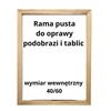 Plakatas Didelis rėmas 40x60 cm tuščias paveikslui, dekoratyvinis medinis pušies rėmas