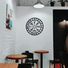 Plakatas Tuhnhgd vikingų dekoracija, metalinė sienų dekoracija, dekoratyvinė siena, antikvarinė metalinė etiketė, tinkama svetainei, miegamajam, vonios kambariui ir namų sienų dekoravimui, didelis juodo metalo sienų menas
