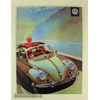 Plakatas Vw Garbus Beetle retro reklama į dirbtuves