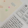 Planner kalendorius skaidrus antspaudas silikoniniai permatomi antspaudai kortelių gamybai dekoravimui ir "pasidaryk pats" scrapbooking nuotraukų albumų dekoracijos (style 1-2 pieces)