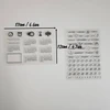 Planner kalendorius skaidrus antspaudas silikoniniai permatomi antspaudai kortelių gamybai dekoravimui ir "pasidaryk pats" scrapbooking nuotraukų albumų dekoracijos (style 1-2 pieces)