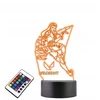 Platinet Lempa ant stiklo Gra Sieciowa Valorant Reyna 3d Led Rgb + nuotolinio valdymo pultas 16 spalvų