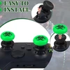 Playrealm fps nykščio prailginimo ir 3d tekstūros guminio silikono dangtelio nykščio laikiklio priedų 2 rinkiniai, skirti XBOX one (bioh žalias)