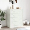 Plieninė spintelė 67x39x83 balta
