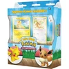 Pokémon Let's Play rinkiniai Pikachu ir Evoli Tcg (2 paruoštos naudojimui kaladės su 60 kortų ir priedais)