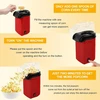 Popcorn gaminimo aparatas, 1200 W elektrinis spragėsių gaminimo aparatas, popcorn gaminimo aparatai su matavimo taurele, 2 minutės greitas, be riebalų ir aliejaus, valdymas vienu mygtuko paspaudimu, skirtas namų vaizdo įrašams ir filmams, vaikų gimtadieni