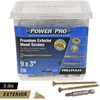 Power Pro Premium lauko medienos ir terasos varžtai, atsparūs rūdims, skirti naudoti lauke, bronzinė danga, 5 lb kibiras