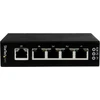 Pramoninis Gigabit Ethernet jungiklis, 5 prievadai, Din bėgelis/sieninis tvirtinimas
