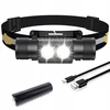 Premium! Galvos žibintas maxvision H25a 1800 lm Led 2*sst40 Led + akum. 18650