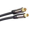 Premiumcord 2m Optinis Garso Kabelis Toslink, 6mm, Juodas/auksinis