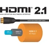 Premiumcord 8k Ultra High Speed Hdmi 2.1 kabelis M/m 48gbps su Ethernet, suderinamas su 8k @ 60hz vaizdo įrašu, Deep Colour, 3d, Earc, Hdr, 3x ekranuotas, paauksuotos jungtys, juodas, 3 m