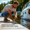 Pretex elastinė virvė-gumos juosta 3 mm x 30 m - bungee virvė su latekso šerdimi - gumos virvės ilgintuvą galima atkirpti pagal dydį - įtempiama virvė brezentui, 30 m ilgio - bungee virvė - mėlyna
