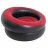 Pripučiamas poilsio krėslas, vienvietė sofa suaugusiems, pripučiama, raudona, juoda