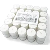 Pritogo arbatinės žvakutės su plastikiniu korpusu, baltos, 100 vnt., skersmuo 3,8 x 2,5 cm, be suodžių, degimo trukmė: 9 valandos