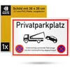 Privačios aikštelės ženklas 1 vnt. 30 x 20 cm 2,7 mm storio Pvc ženklas su išgręžtomis skylėmis. Draudžiamas parkavimas vidaus ir lauko naudojimui. Parkavimo draudimo ženklas privati nuosavybė garažo stulpas