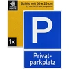 Privati parkavimo aikštelės lenta, 1 vnt., 30 x 20 cm, 2,7 mm storio pvc lenta su skylėmis, draudimo ženklas, vidaus ir lauko privati parkavimo aikštelės lenta, parkavimo lenta
