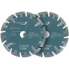 Prodiamant profesionalus deimantinis pjovimo diskas granitui Super Speed Cut Double Pack 150 mm x 22.2 mm su apsauginiais segmentais sienų griovelių frezoms