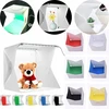 Profesionalus mini foto studija Lightbox su 6 fonais ir 2 šviesomis