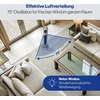 Proficare® ventiliatorius-bokštas su programėlių valdymu, pasukimo funkcija, ventiliatorius su nuotoliniu valdymu, tylus ventiliatorius 120 cm, didelis grindų ventiliatorius, labai tylus, Pc Tvl 3090