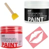 Profil - „pasidaryk pats“ kūrybinis „kiss Hoodie Trend“ rinkinys pagal „tiktok“ – akriliniai dažai tekstilei – audinių dažai 2 x 50 ml + kempinės šepetėlis + bučinių piešimo trafaretas – dovana jai jam – „pasidaryk pats“