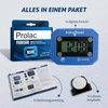 Prolac elektroninis parkavimo diskas su oficialiu Kba patvirtinimu - išmanusis elektrinis parkavimo diskas su patvirtinimu - skaitmeninis parkavimo diskas automobiliui su naktiniu režimu ir laikrodžio reguliavimu