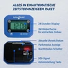 Prolac elektroninis parkavimo diskas su oficialiu Kba patvirtinimu - išmanusis elektrinis parkavimo diskas su patvirtinimu - skaitmeninis parkavimo diskas automobiliui su naktiniu režimu ir laikrodžio reguliavimu