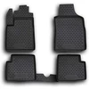 Proline Element Tailor-made Premium 3d guminiai grindų kilimėliai, skirti Fiat 500, Mk2, 2007-2024, 4 dalių komplektas, juodi