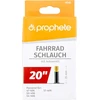 Prophete dviračio kamera 20x1.75 - 20x2.125 (47 / 57 - 406), juoda, l