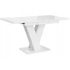 Prospero Išskleidžiamas virtuvės stalas 120-160 cm blizgus, skirtas valgomajam, virtuvei, svetainei
