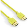 Purelink, didelės spartos Hdmi jungties kabelis (4k Ultrahd (2160p), Ethernet, 18 Gbps), Hdmi-a kištukas į Hdmi-a kištuką, sertifikatas, be halogenų, itin plonas 1,50 m citrinmedis