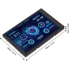 Pusokei 3.5 colių ips usb ekranas, aida64 pc cpu ram duomenų temperatūros monitorius, pc jutiklių skydelio ekranas, ips pilnas matymo kampas, usb c sąsaja, sistemai