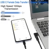 Qianrenon usb 3.1 į usb c 90° kampo adapteris 10 gbps usb a male į usb c female l formos kairiojo kampo jungties keitiklis, skirtas nešiojamojo kompiuterio planšetinio kompiuterio sieniniam įkrovikliui, 2 vienetai (kairiojo kampo šoninis lenkimas)